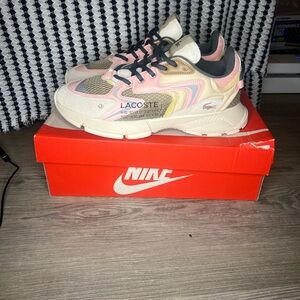 Lacoste Women’s L003 Neo ‘Off White Light Pink’